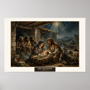 The Nativity — Da Vinci Style Poster