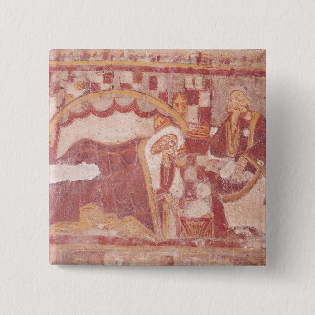 The Nativity, from the choir 15 Cm Square Badge (Front)