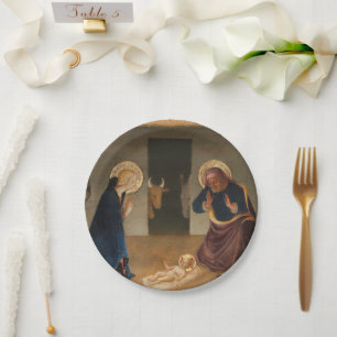 The Nativity  Holiday  Paper Plate