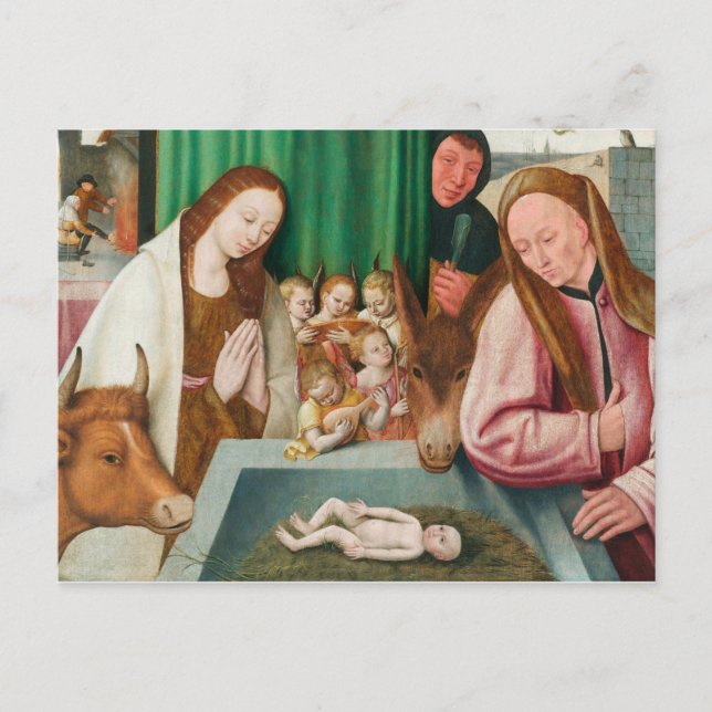 The Nativity  Holiday Postcard (Front)