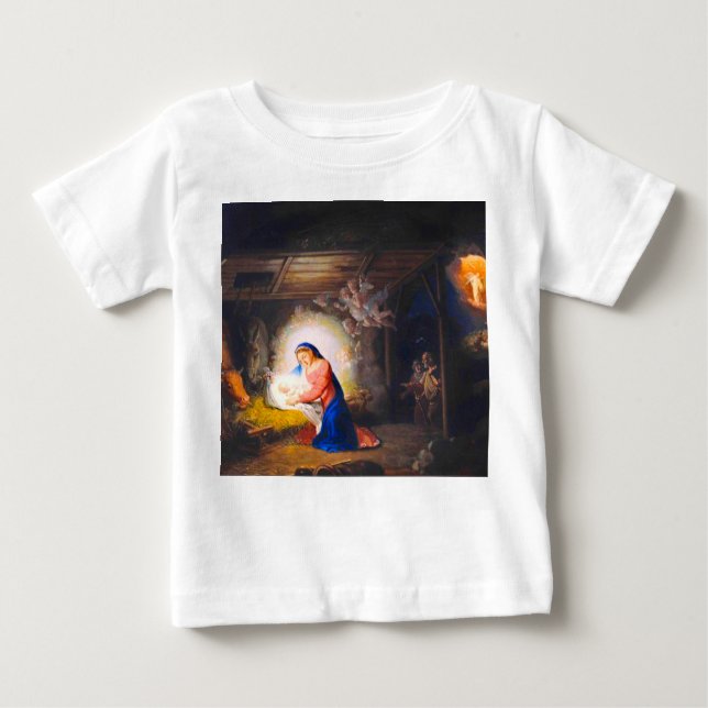 The Nativity of Christ Baby T-Shirt (Front)