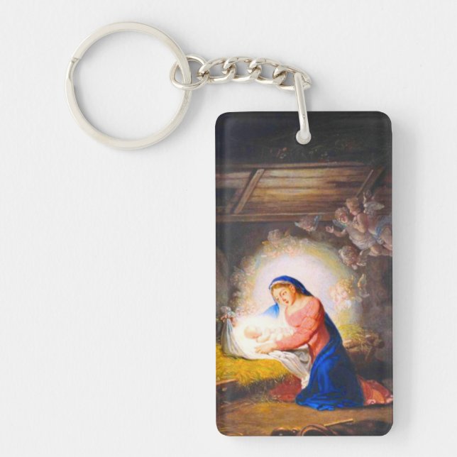The Nativity of Christ Key Ring (Front)