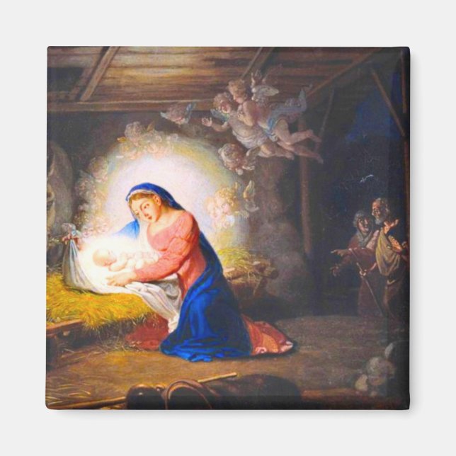 The Nativity of Christ Magnet (Front)
