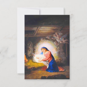 The Nativity of Christ RSVP Card