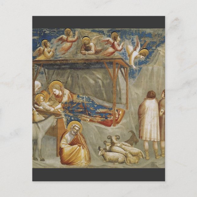 The Nativity of Jesus Christ by Giotto  (Front)