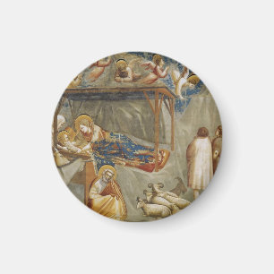 The Nativity of Jesus Christ by Giotto Magnet