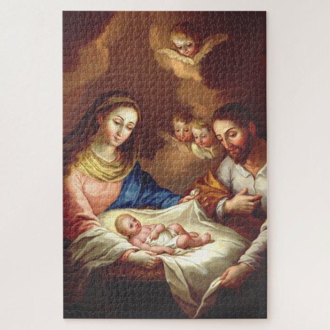 The Nativity of Jesus Christ  Jigsaw Puzzle (Vertical)