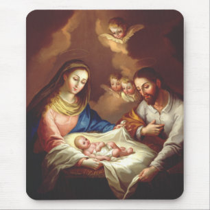 The Nativity of Jesus Christ Mouse Pad