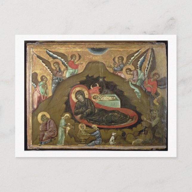 The Nativity, (oil on panel) Postcard (Front)