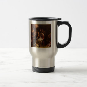 The Nativity Shepherds 1668 Travel Mug