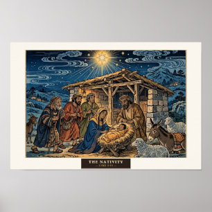 The Nativity — Ukiyo-e Poster