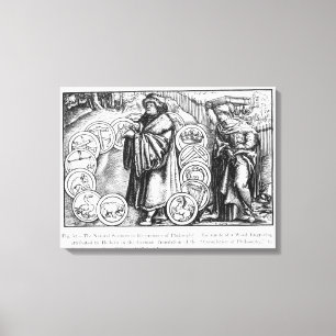 The Natural Sciences in the Presence of Canvas Print