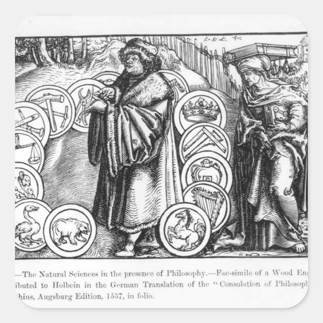 The Natural Sciences in the Presence of Square Sticker (Front)