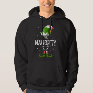 The Naughty Elf Family Matching Christmas Hoodie