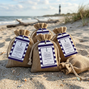 The Nautical Lighthouse Wedding Collection Gift Tags