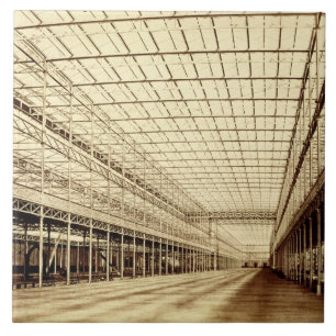 The Nave at Crystal Palace, Hyde Park, March 1852 Tile