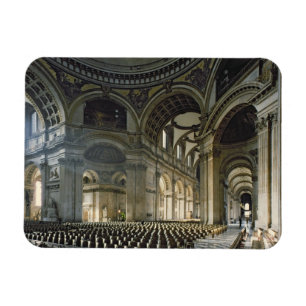 The Nave of St. Paul's Cathedral (photo) Magnet