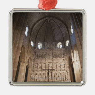 The Nave Of The Monastery Of Santa Maria De Poblet Metal Tree Decoration