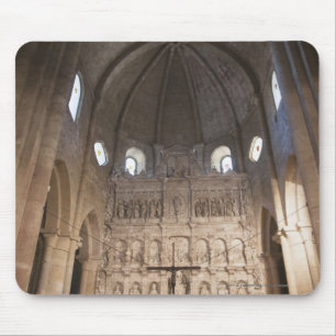 The Nave Of The Monastery Of Santa Maria De Poblet Mouse Pad