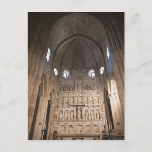 The Nave Of The Monastery Of Santa Maria De Poblet Postcard