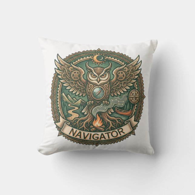 The Navigator’s Guide Cushion (Front)