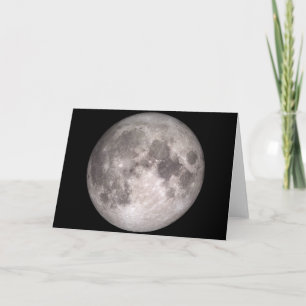 The Near Side of the Moon (Lunar Landscape) Card