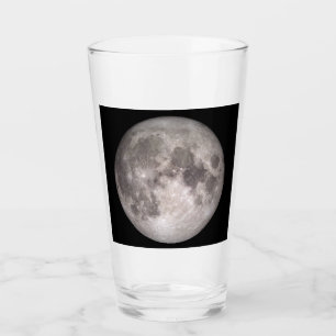 The Near Side of the Moon (Lunar Landscape) Glass
