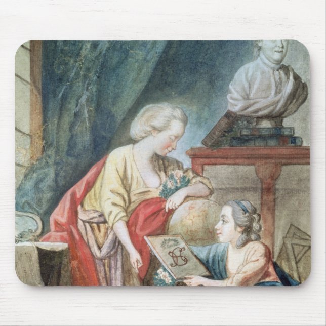 The Necker Family in 1780 Mouse Pad (Front)