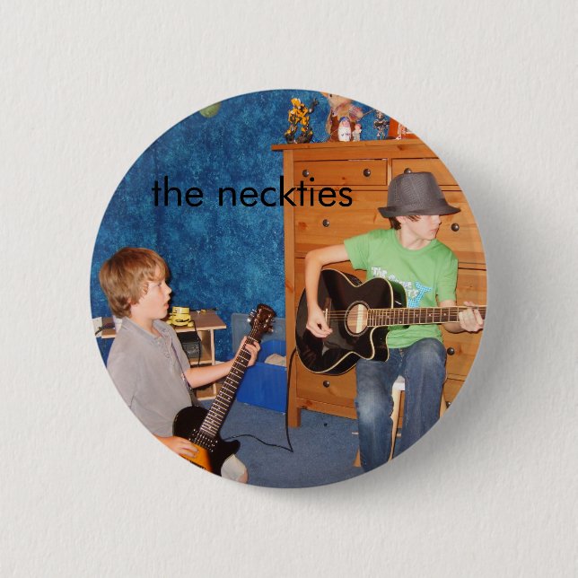 The Neckties Guitarists Button (Front)