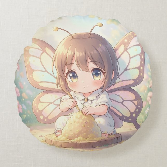 The Nectar Artist.2 Round Cushion (Front)