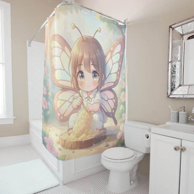 The Nectar Artist.2 Shower Curtain (In Situ)