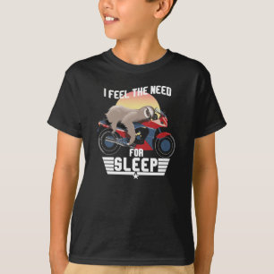 The Need For Sleep   Funny Sloth T-Shirt