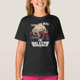 The Need For Sleep Funny Sloth T-Shirt