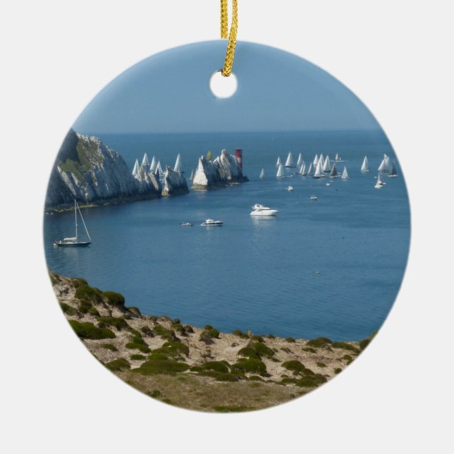 The Needles Ceramic Tree Decoration (Front)