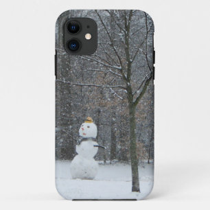 The Neighbour's Snowman Winter Snow Scene Case-Mate iPhone Case