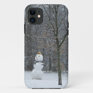 The Neighbour's Snowman Winter Snow Scene Case-Mate iPhone Case
