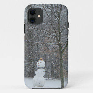 The Neighbour's Snowman Winter Snow Scene Case-Mate iPhone Case