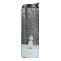 The Neighbour's Snowman Winter Snow Scene