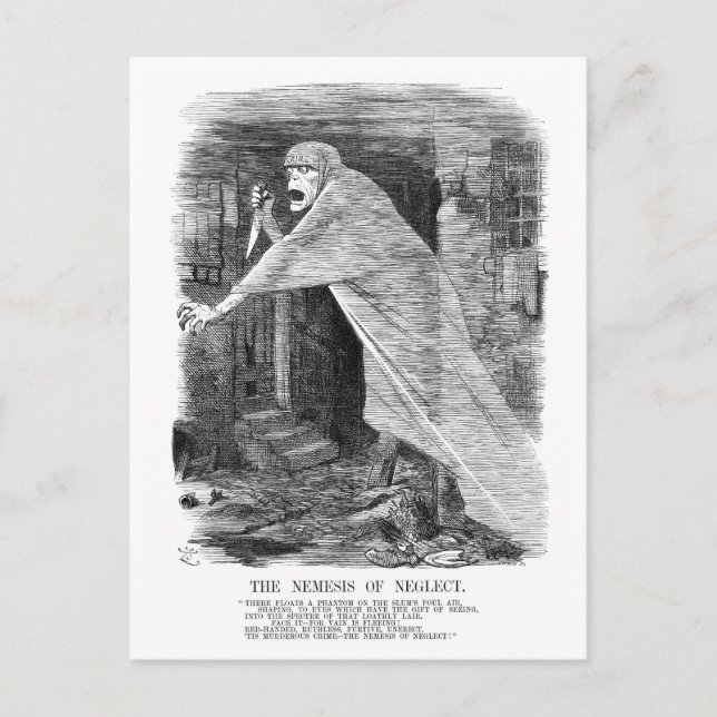 The Nemesis of Neglect - Jack the Ripper Postcard (Front)