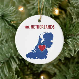 The Netherlands Ceramic Tree Decoration