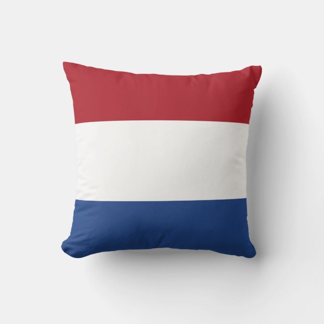 The Netherlands (Dutch) Flag Cushion (Front)
