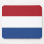 The Netherlands (Dutch) Flag Mouse Pad<br><div class="desc">Customisable World Flag Products - Please feel free to add your own text.</div>