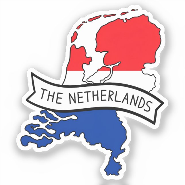 The Netherlands Flag Map Dutch Pride World Cup (Front)
