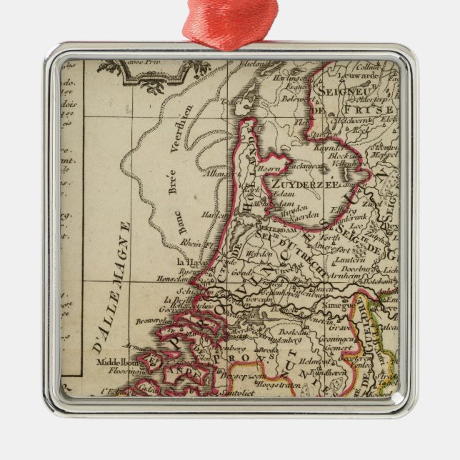 The Netherlands Metal Tree Decoration (Front)