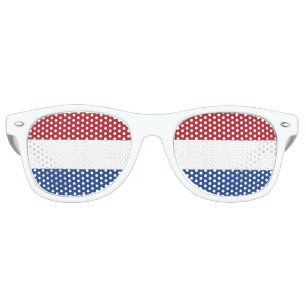 The Netherlands tricolour   Flag of Holland Retro Sunglasses