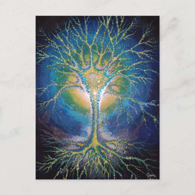 The neural tree postcard (Front)