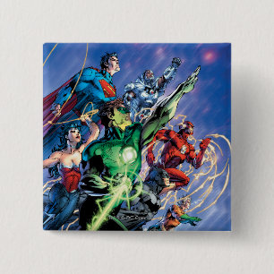 The New 52 Cover #1 3rd Print 15 Cm Square Badge