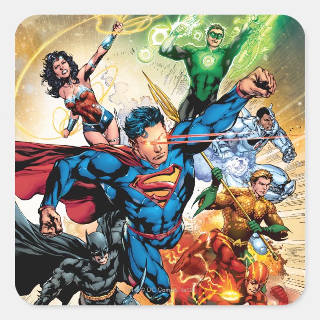 The New 52 Cover #2 Square Sticker (Front)