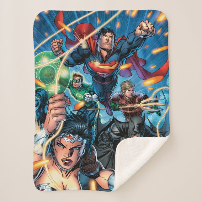 The New 52 Cover #4 Sherpa Blanket (Front)