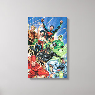 The New 52 - Justice League #1 Canvas Print
